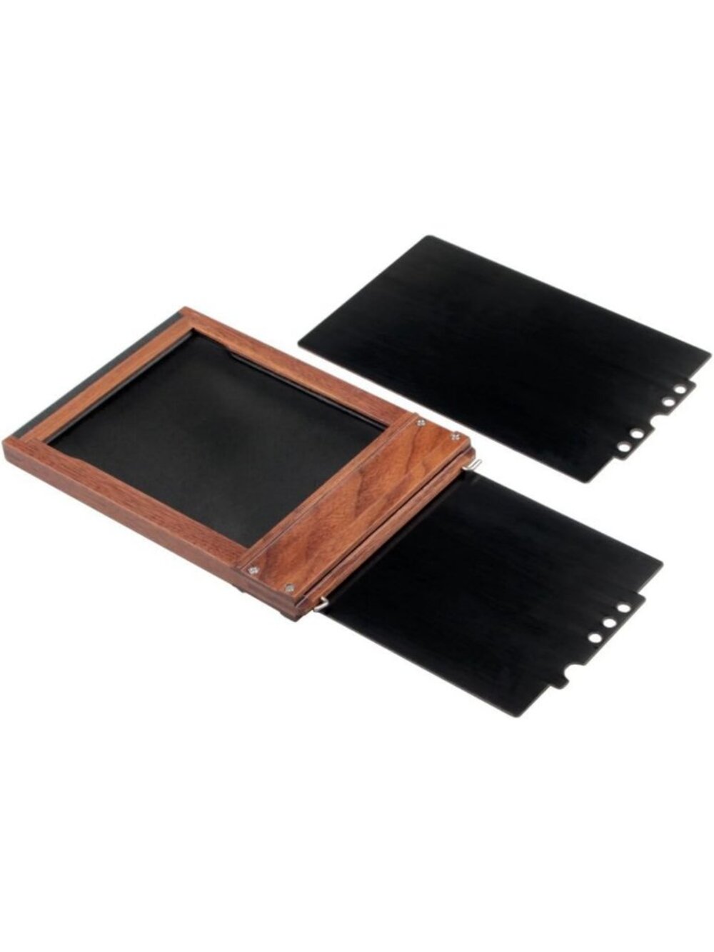 4x5 Walnut Wood Film Holder for Large Format Cameras - Durable & Stylish Design